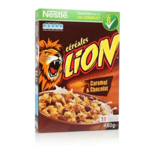 LION Céréales au caramel et chocolat