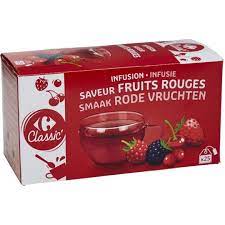 Infusion fruits rouges